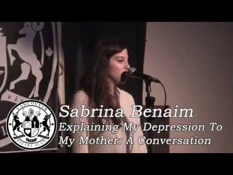 Sabrina Benaim - Explaining My Depression To My Mother: A Conversation