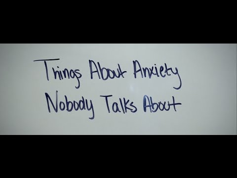 Things About Anxiety Nobody Talks About