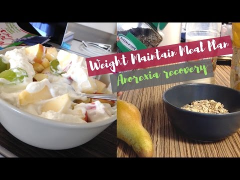 Weight Maintain Meal Plan | Anorexia Recovery & c.1 kg Portions